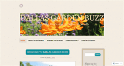 Desktop Screenshot of dallasgardenbuzz.com